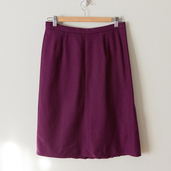 Vintage Sonia Rykiel Wool Wrap Skirt - Picture 2 of 5